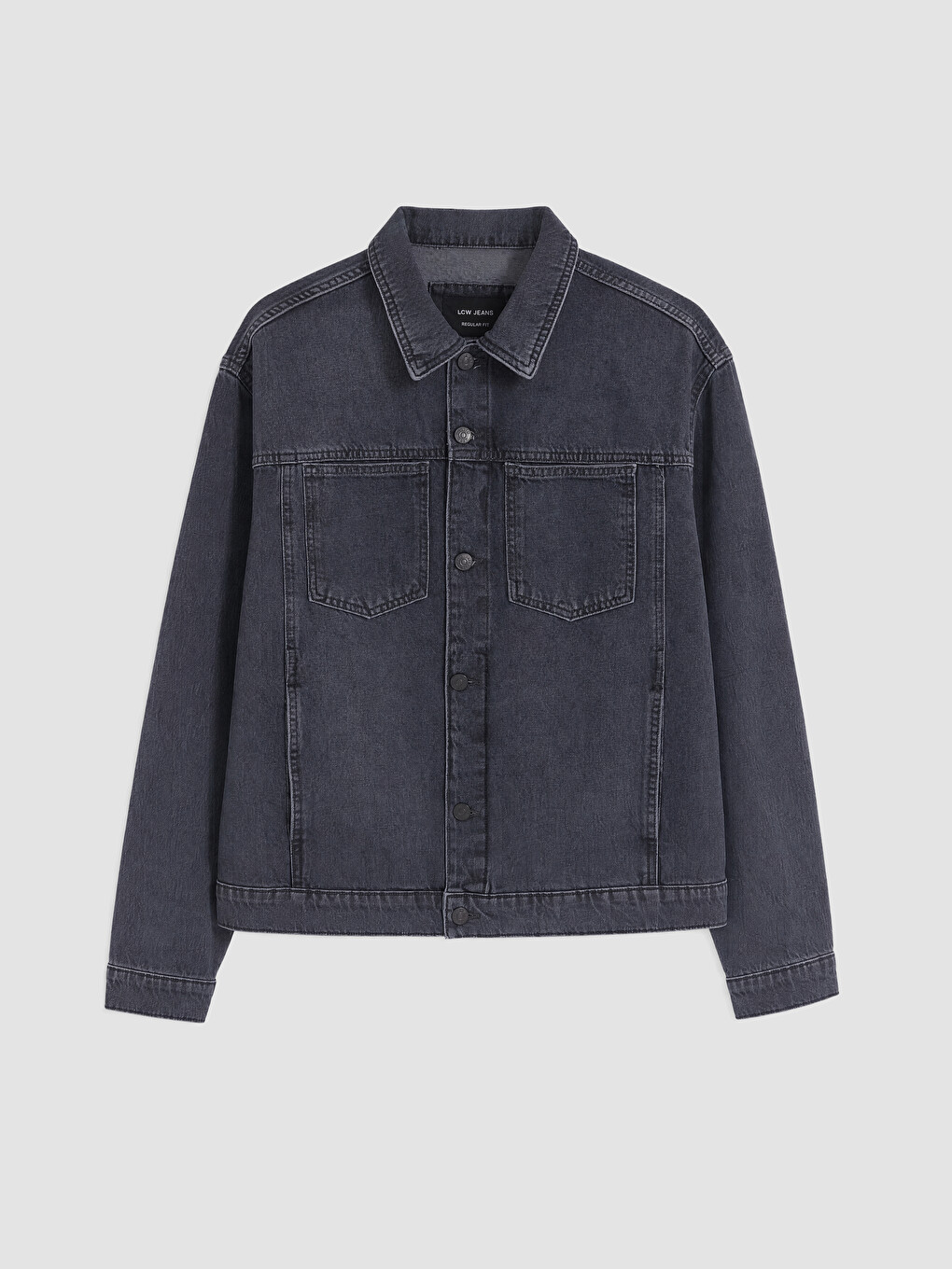 Loose Fit Men's Jean Jacket