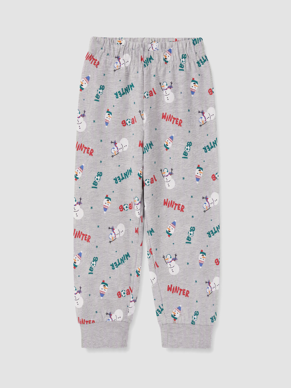 Crew Neck Boys' Pyjamas Set-4