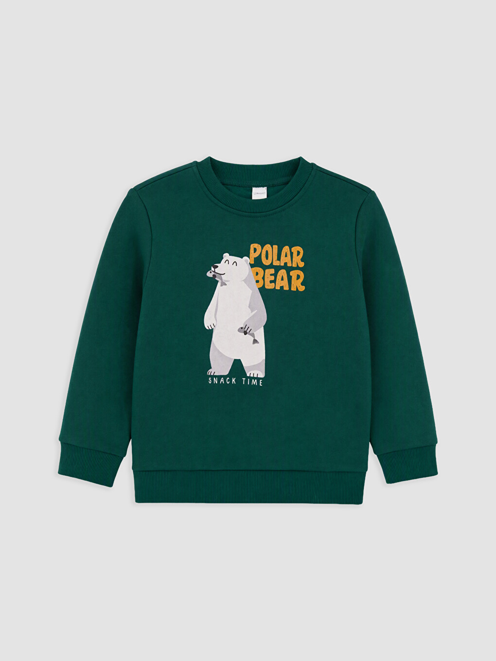 Printed Thick Boys' Sweatshirt