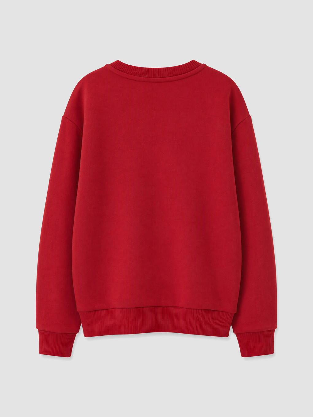 Kırmızı Bisiklet Yaka Kız Çocuk Sweatshirt-2