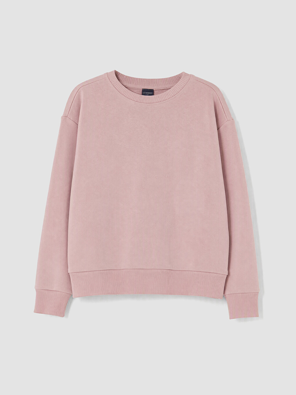 Lila Bisiklet Yaka Kız Çocuk Sweatshirt