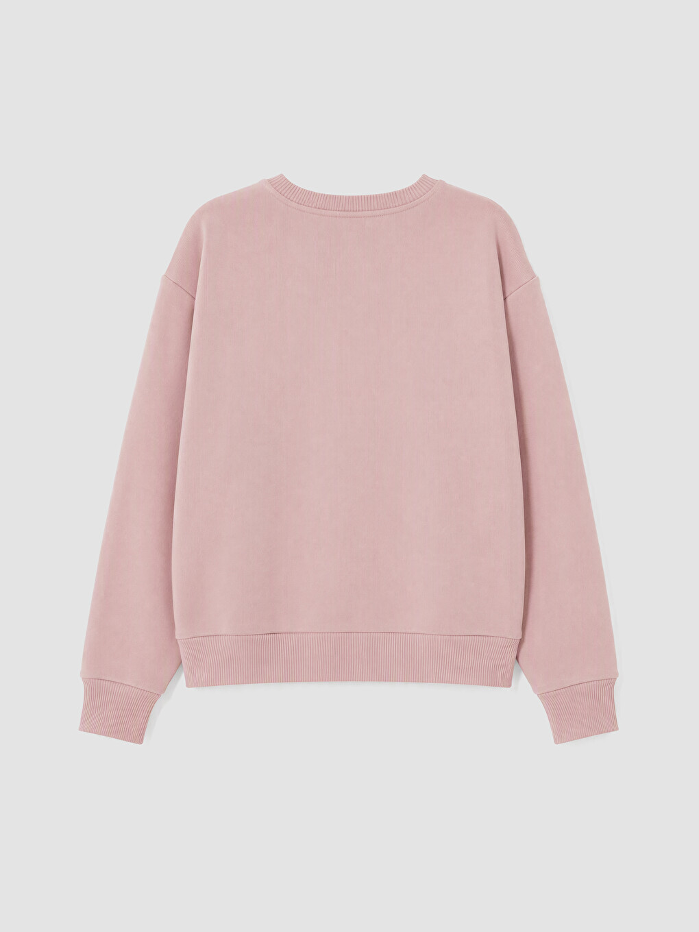 Lila Bisiklet Yaka Kız Çocuk Sweatshirt-2