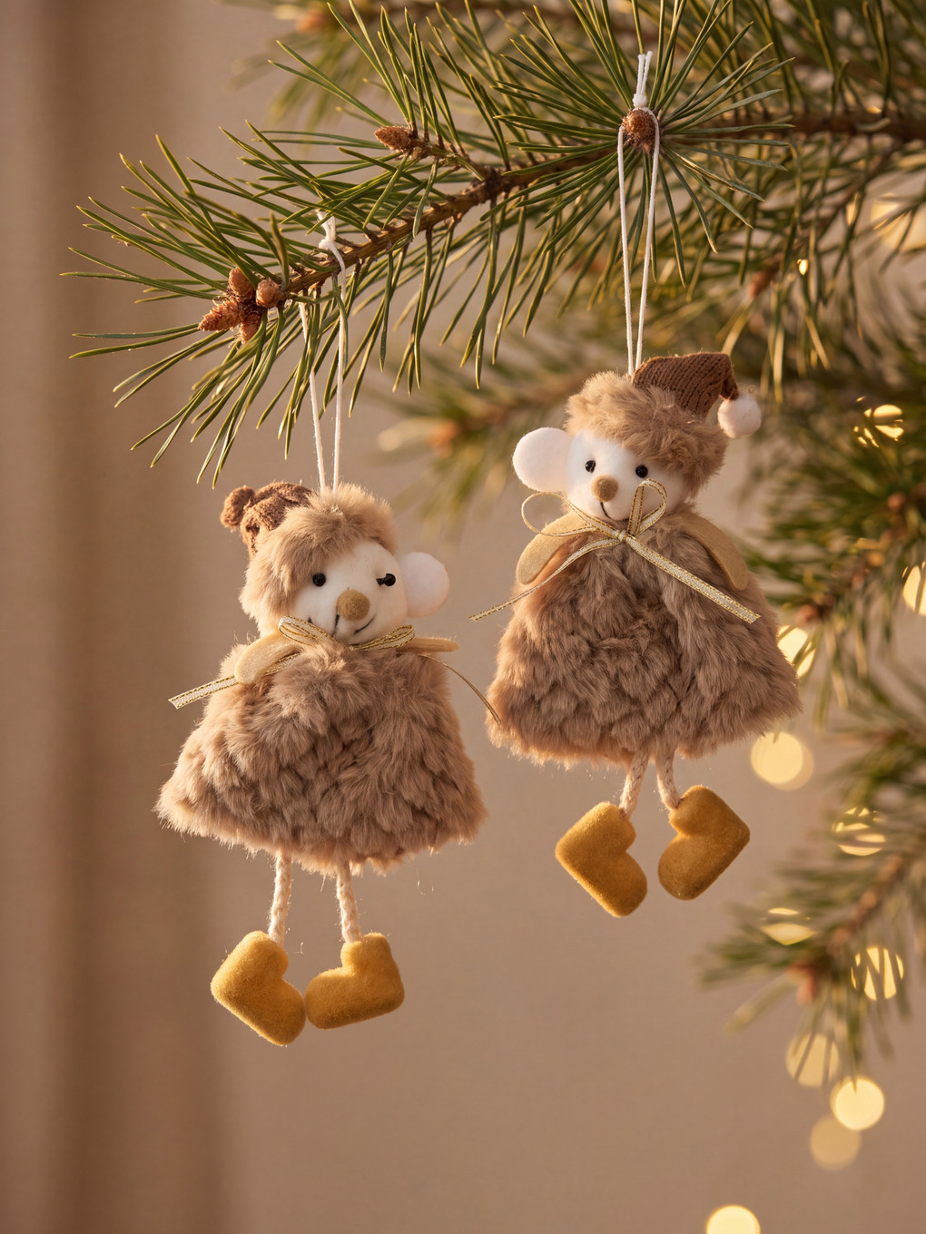 2 Pack Hangable New Year Ornament