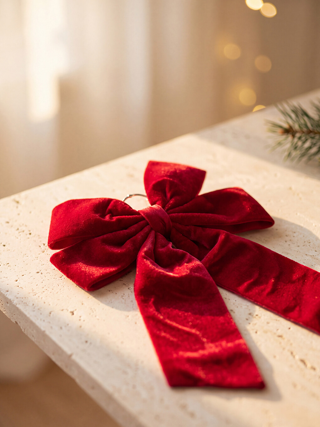 Bow Figured New Year Ornament
