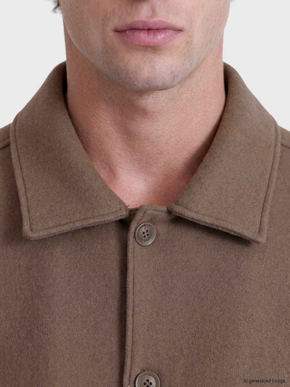 Man Brown Overshirt-2