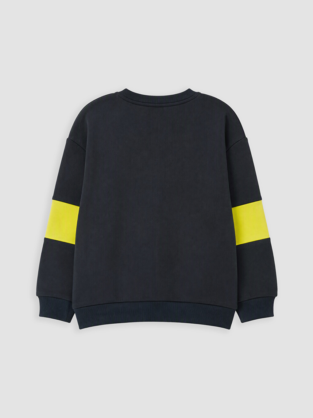 Lacivert Fenerbahçe Baskılı Erkek Çocuk Kalın Sweatshirt-2
