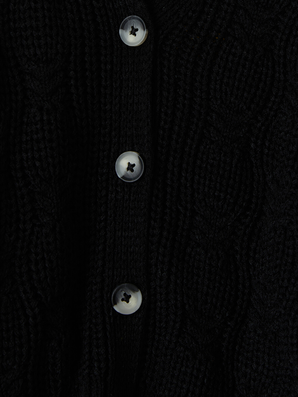 V Neck Girls' Knitwear Cardigan-1