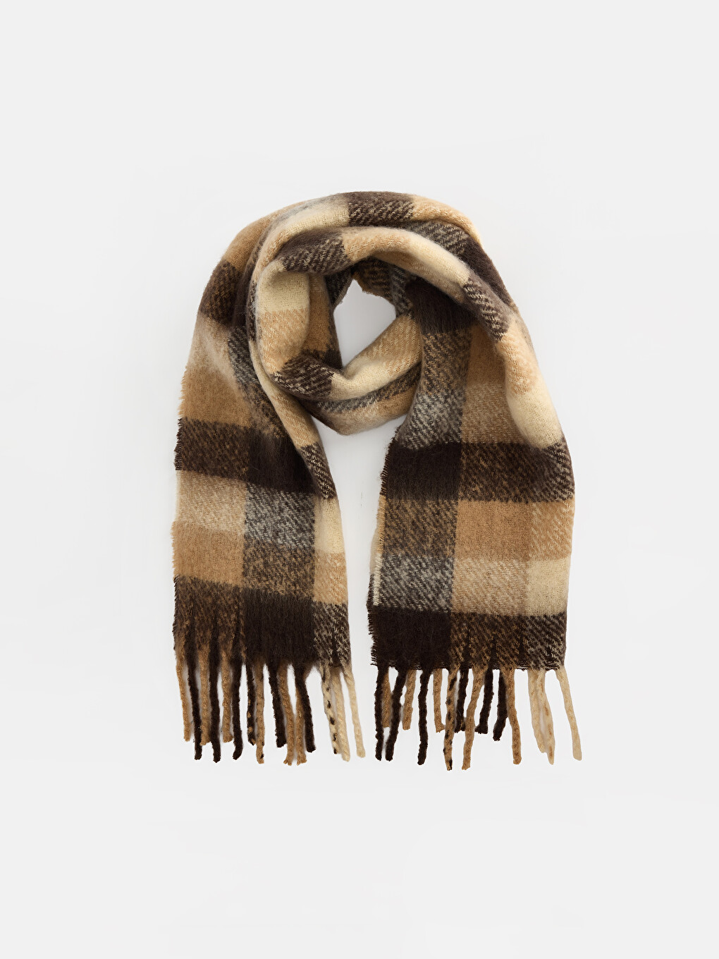Man Brown Scarf