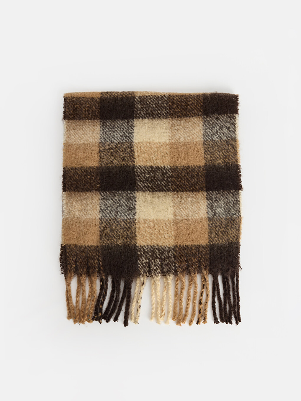 Man Brown Scarf-1