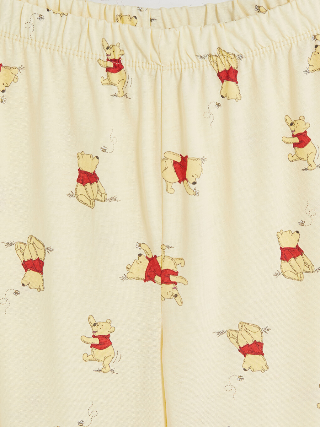 Ekru Winnie The Pooh Kadın Pijama Takımı-5