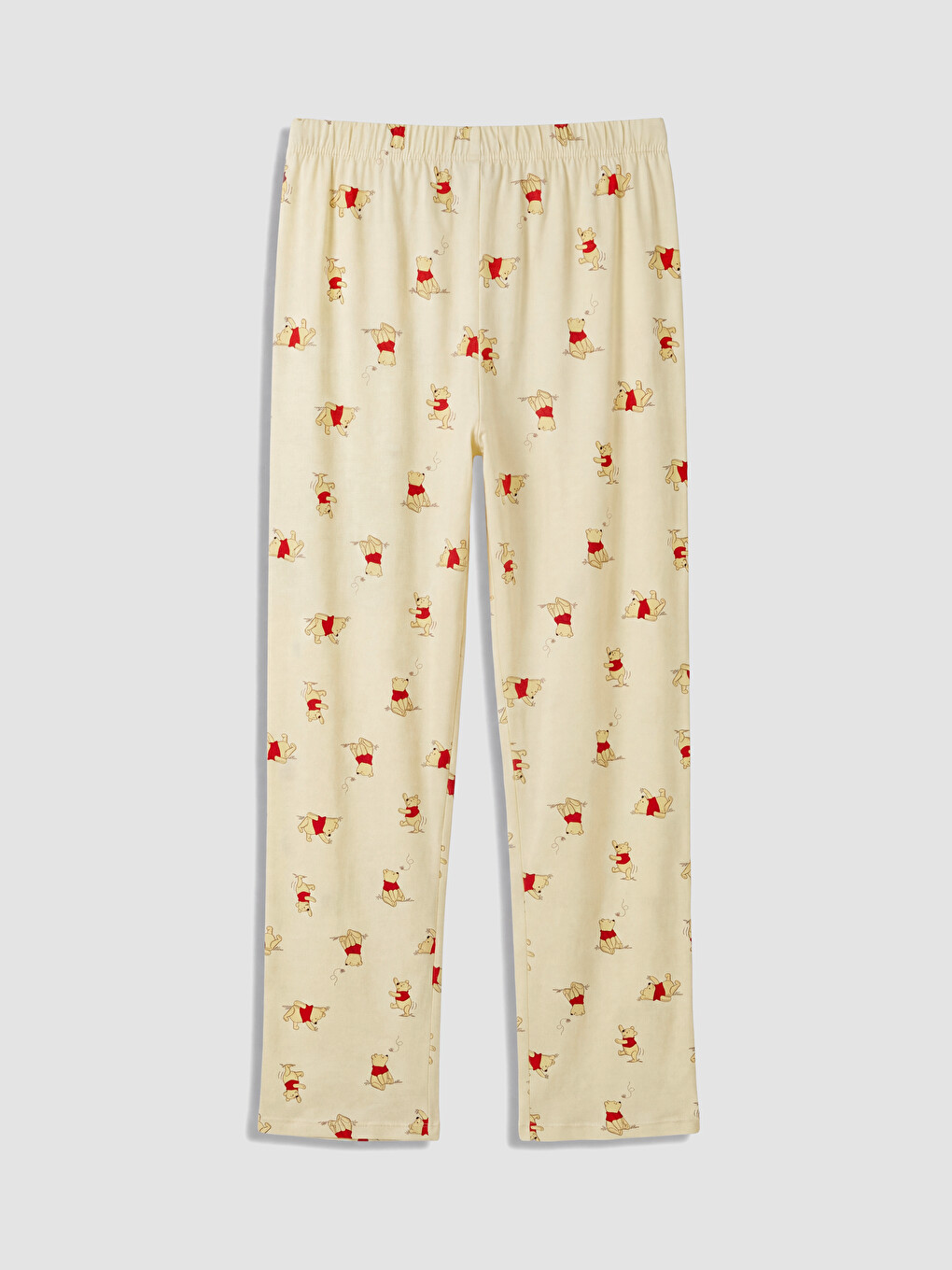 Ekru Winnie The Pooh Kadın Pijama Takımı-6