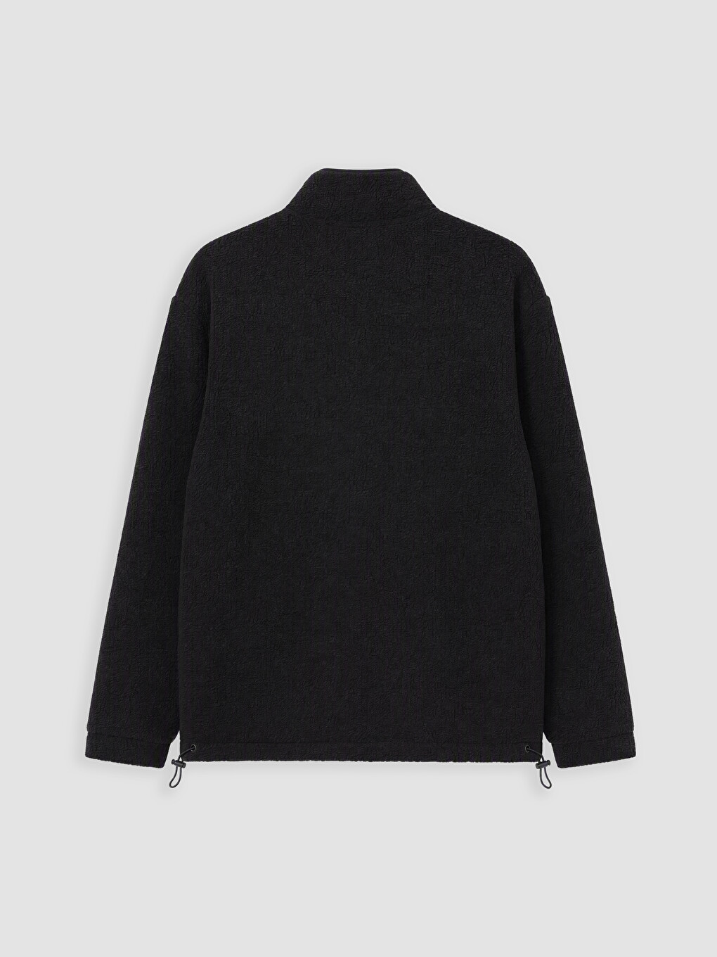 Man Black Zip-up Sweatshirt-6