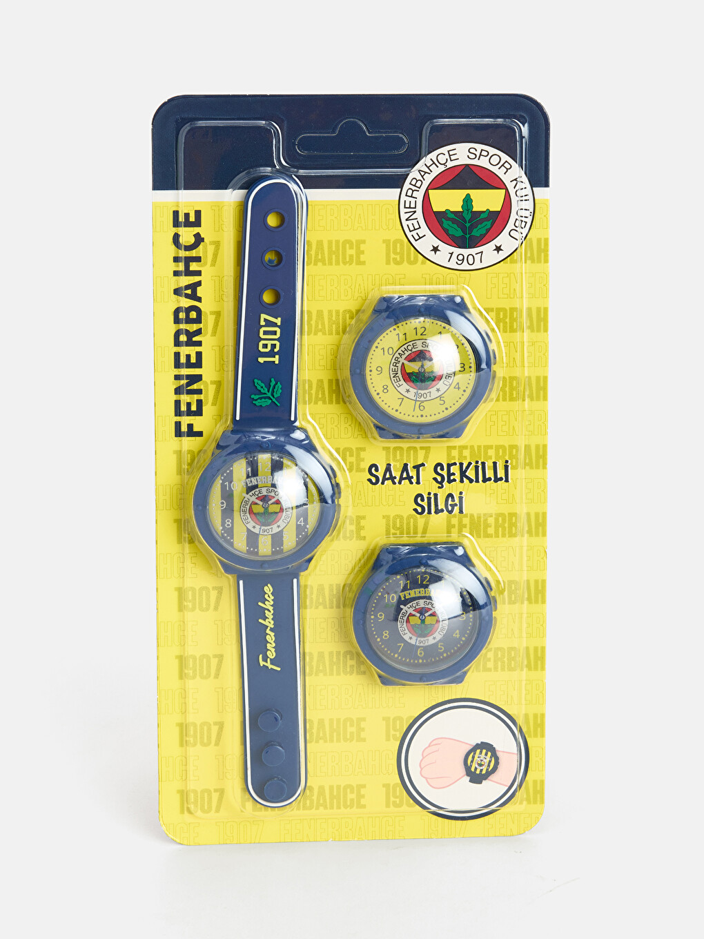 Fenerbahçe Baskılı Erkek Çocuk Saat Silgi