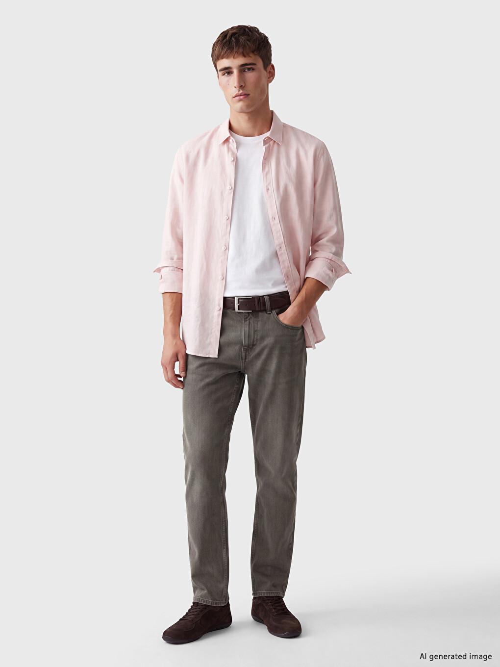 Kahverengi 779 Regular Fit Erkek Jean Pantolon