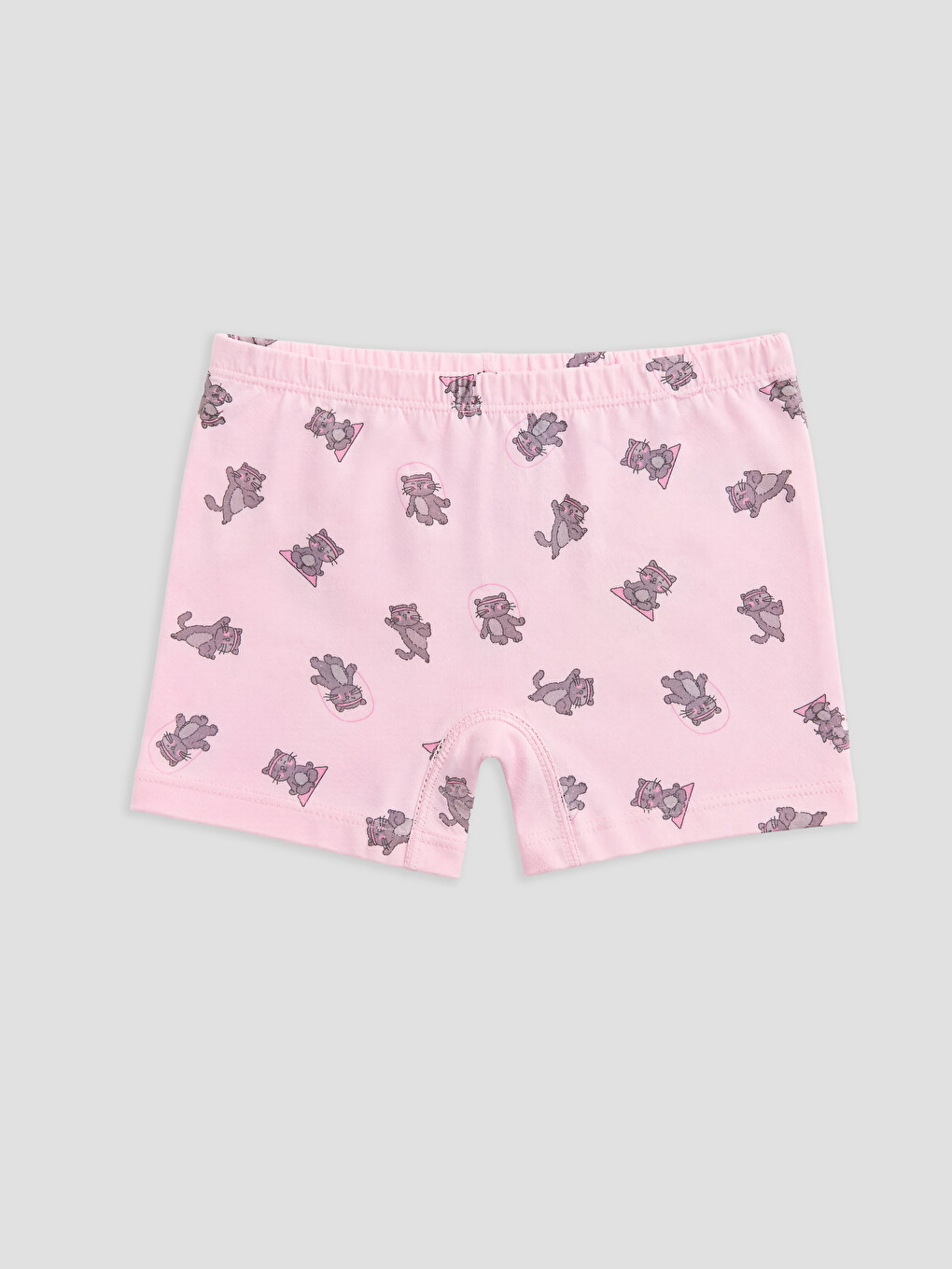 Pembe Kız Çocuk Baskılı Boxer