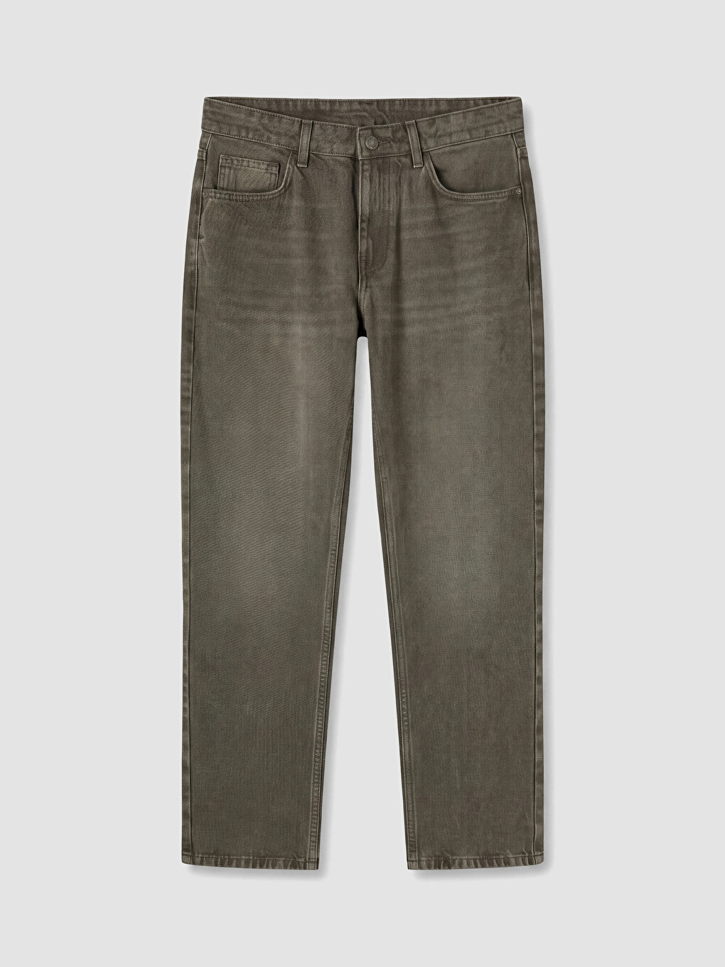 Kahverengi 779 Regular Fit Erkek Jean Pantolon-4