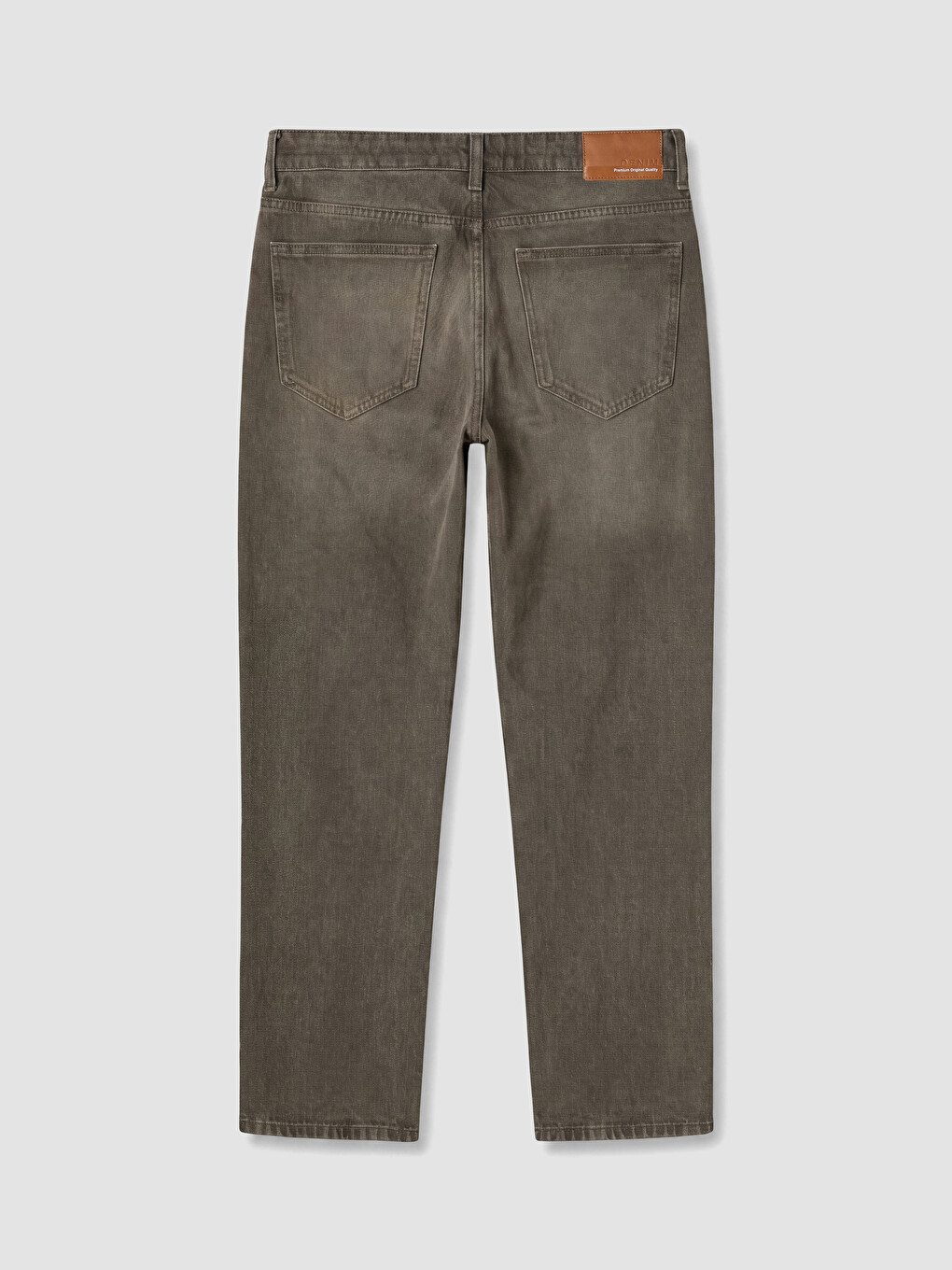 Kahverengi 779 Regular Fit Erkek Jean Pantolon-6