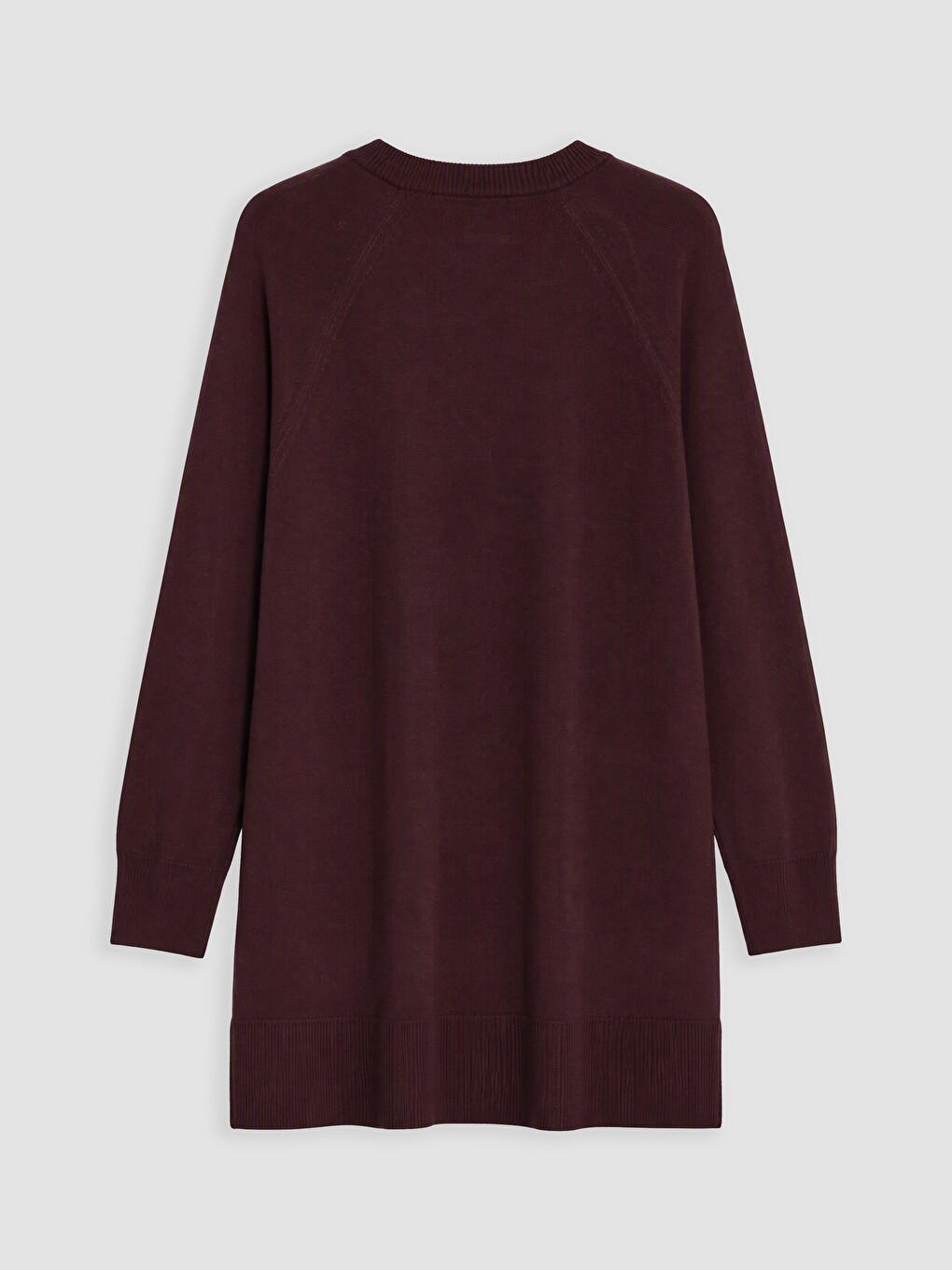 Crew Neck Women's Knitwear Tunic-2
