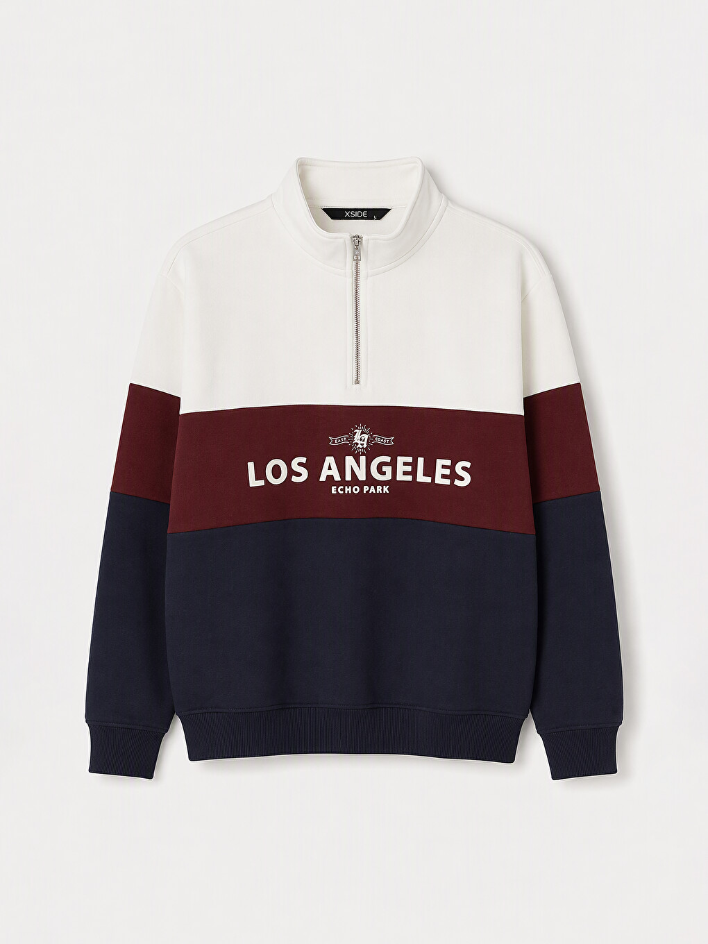 Mock Neck Men's Thick Sweatshirt