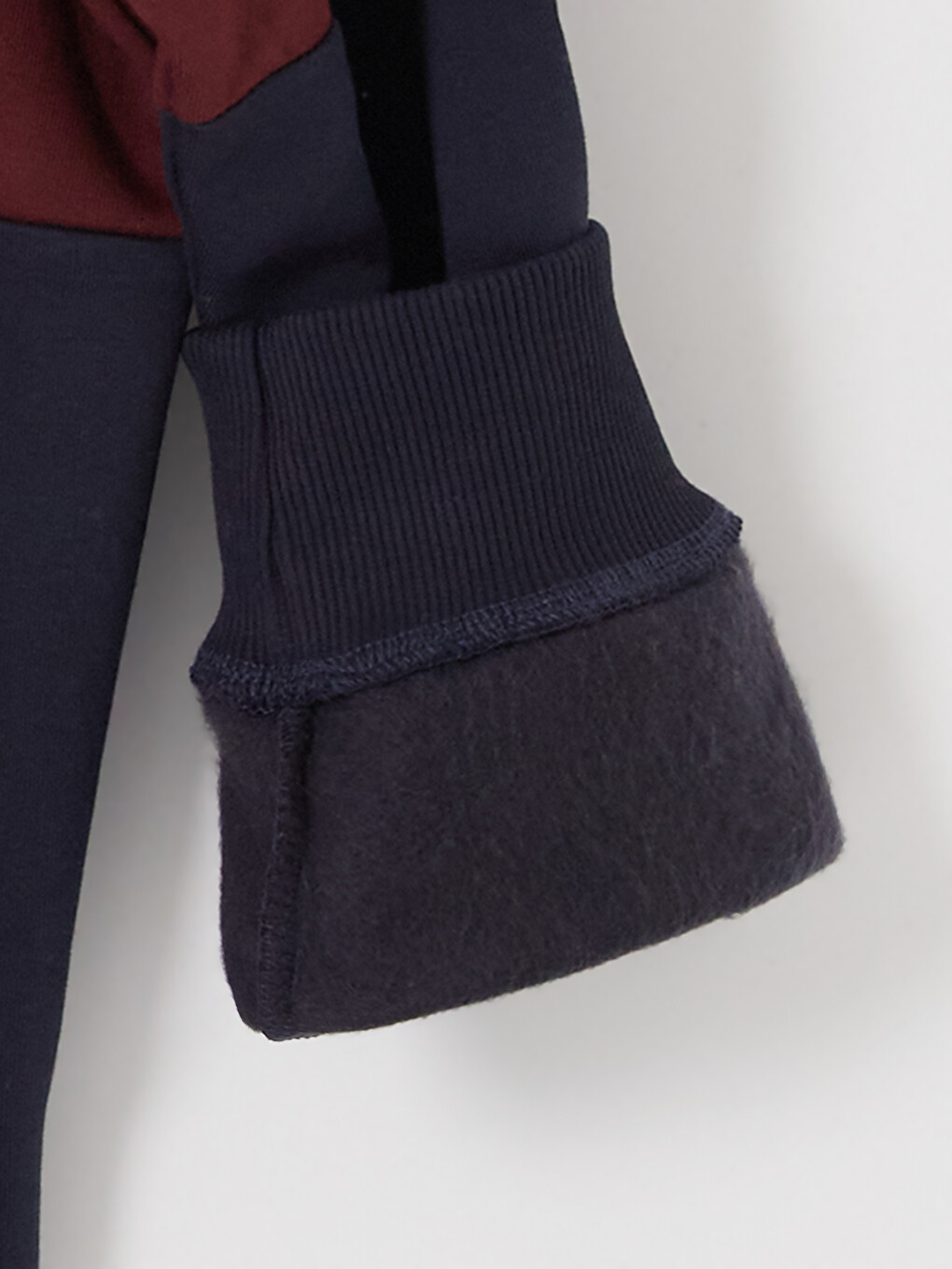 Mock Neck Men's Thick Sweatshirt-3