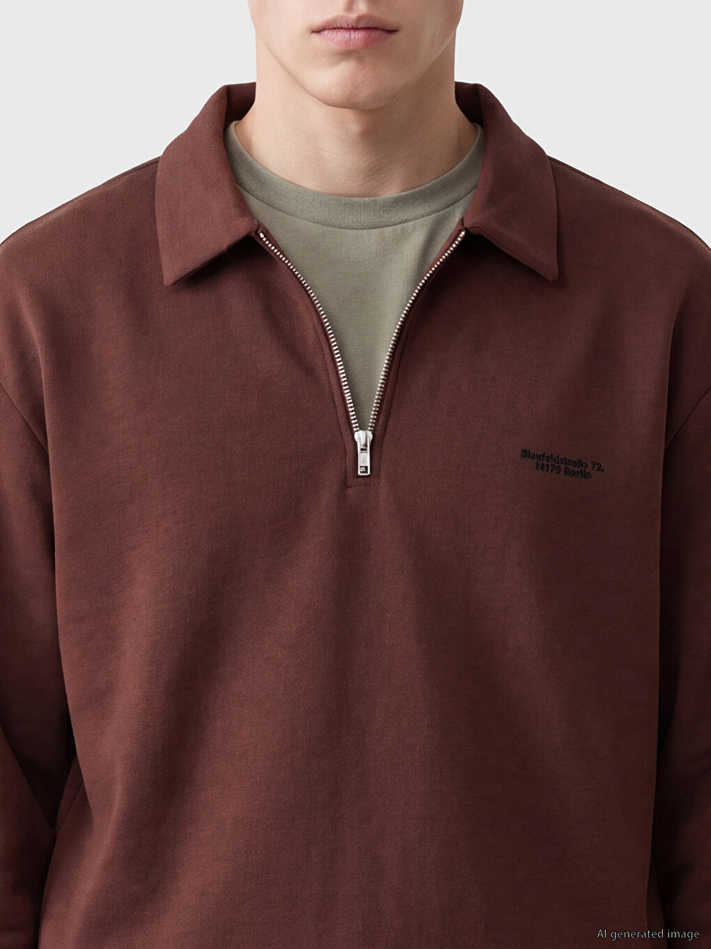 Man Bordeaux Sweatshirt-2