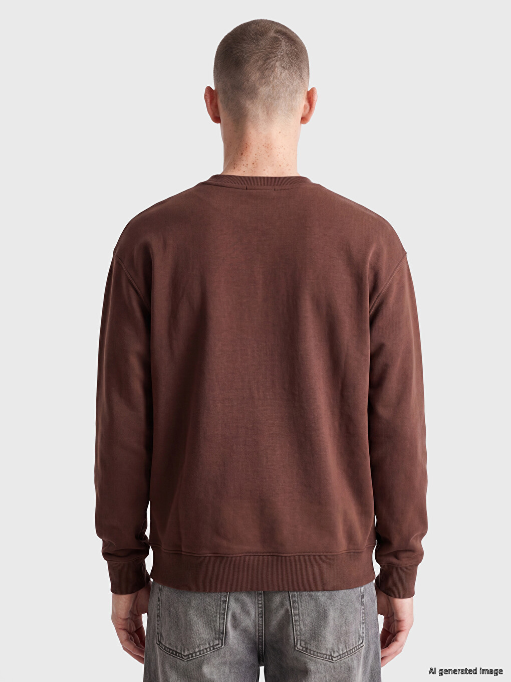 Man Bordeaux Sweatshirt-3