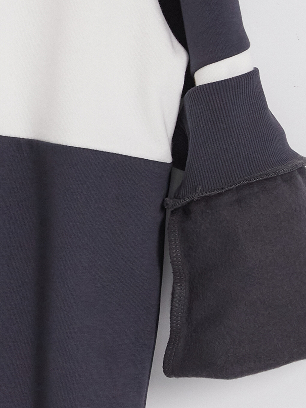 Mock Neck Men's Thick Sweatshirt-7