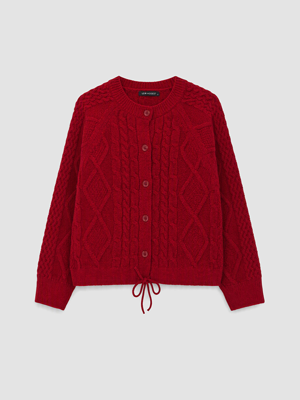 Self Patterned Women's Knitwear Cardigan-4