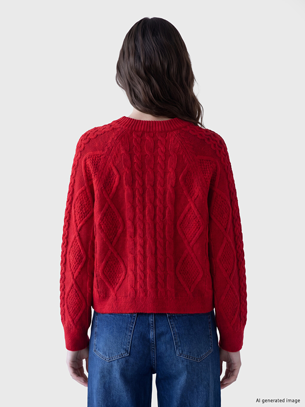 Self Patterned Women's Knitwear Cardigan-3