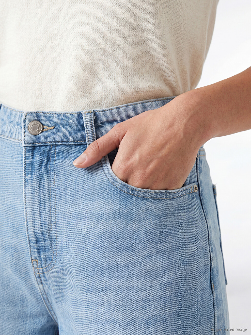 Culotte Fit Women's Jeans-2