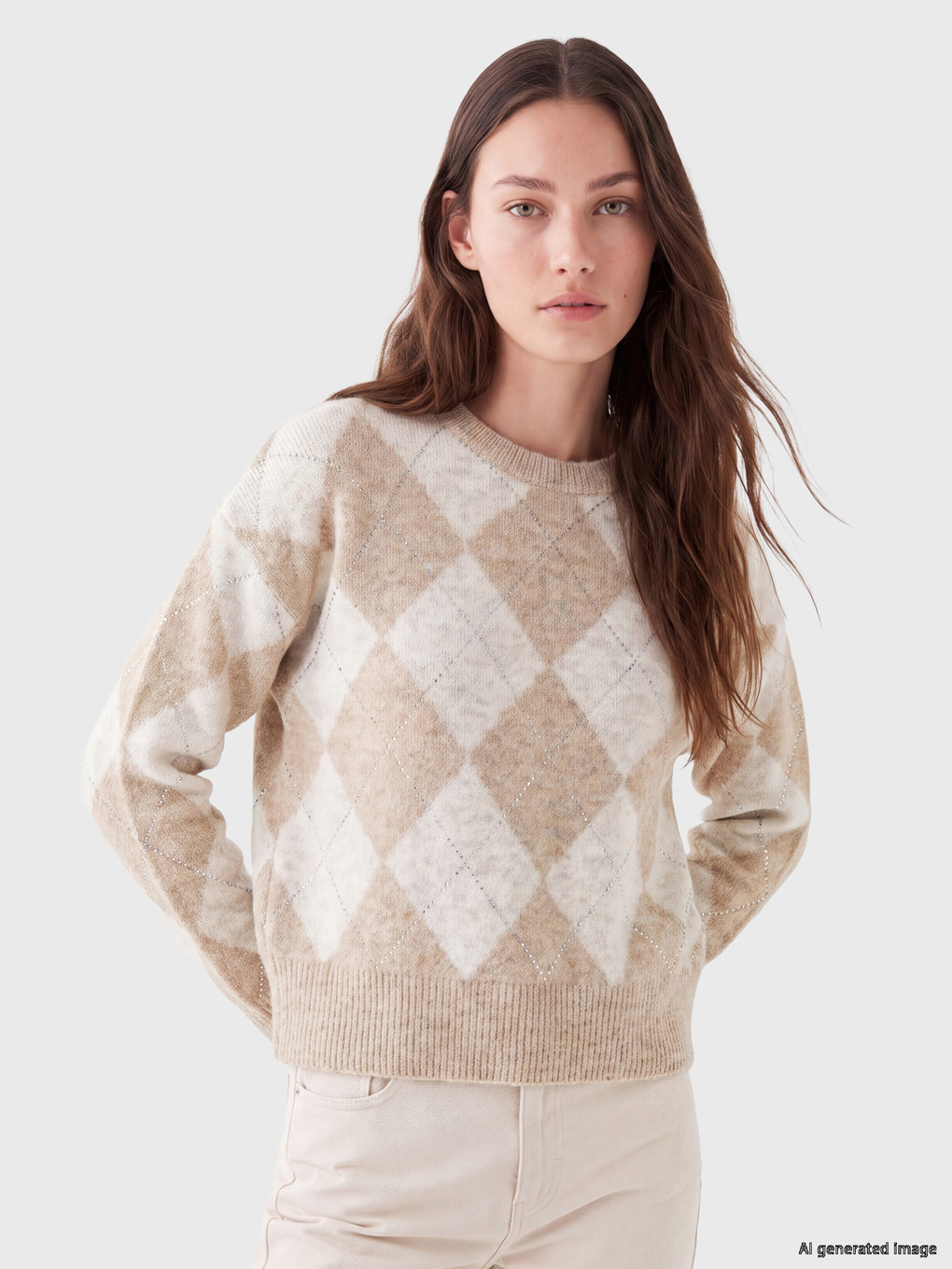 Woman Ecru Sweater