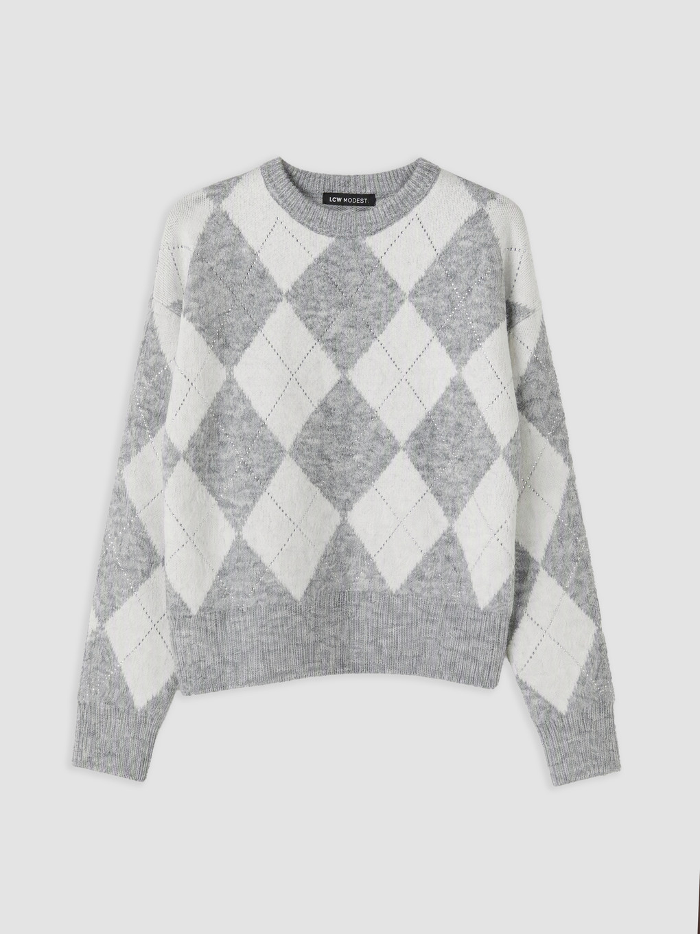 Woman Grey Sweater-4