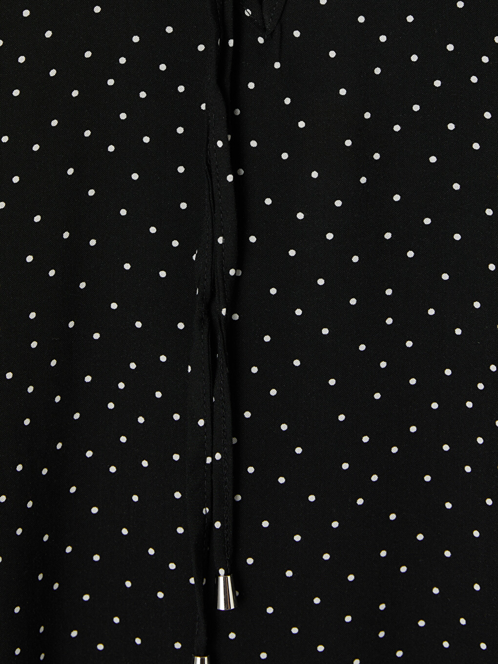 Tie Neck Polka Dot Blouse-6