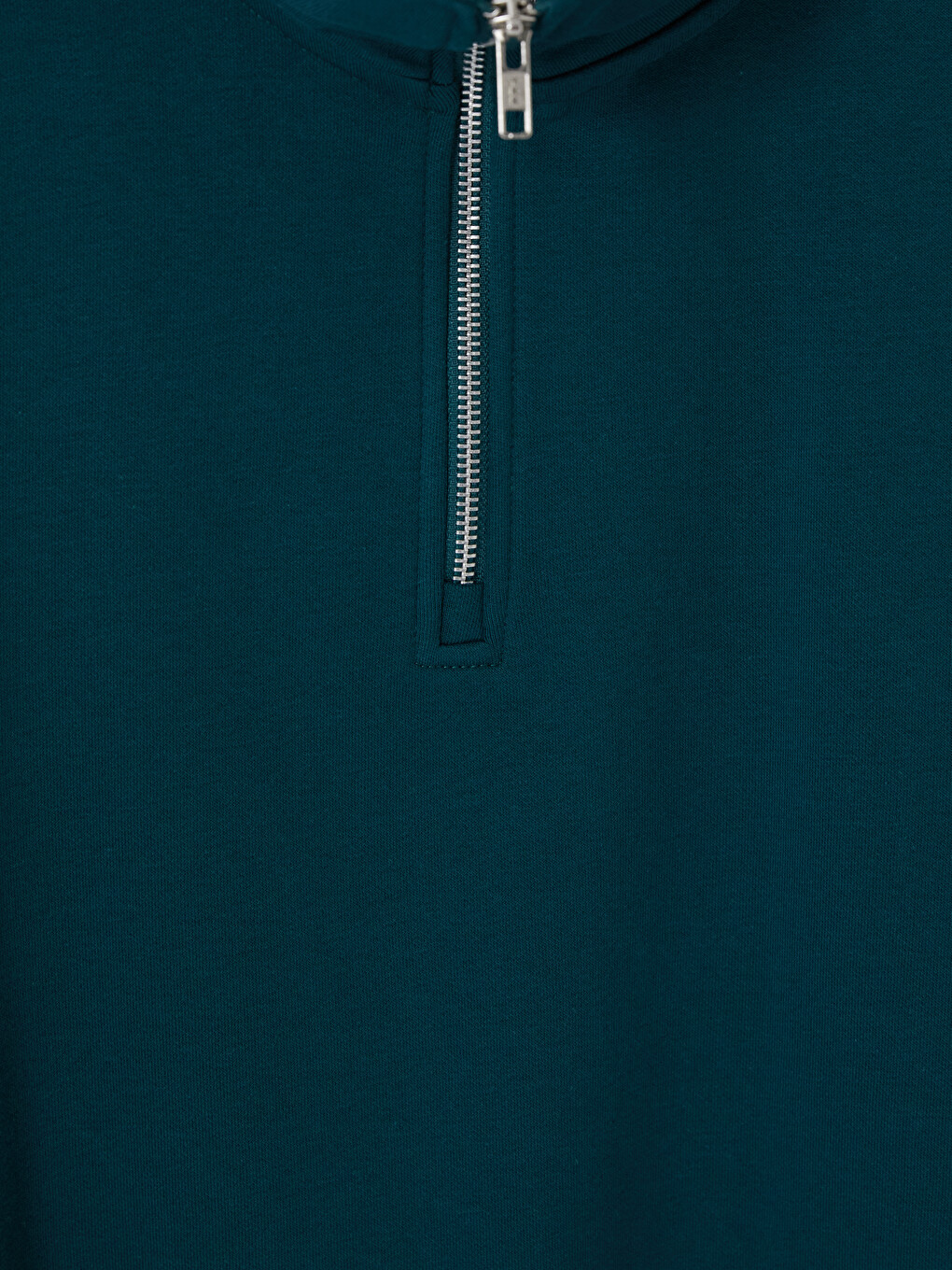 Mock Neck Men's Thick Sweatshirt-2