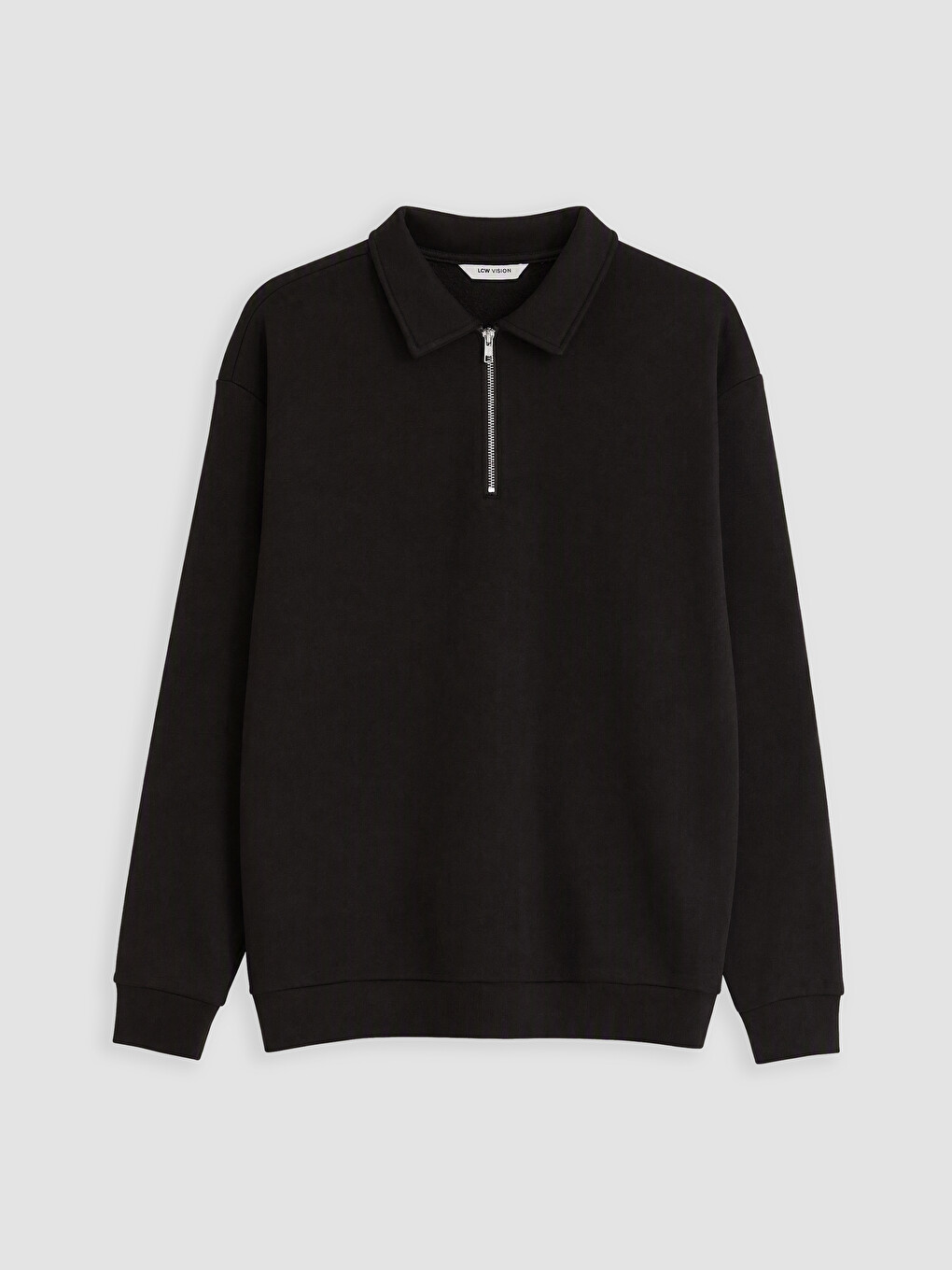 Polo Collar Men's Thick Sweatshirt