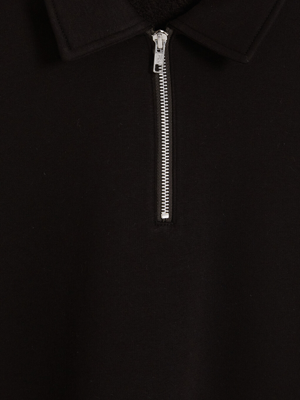 Polo Collar Men's Thick Sweatshirt-1