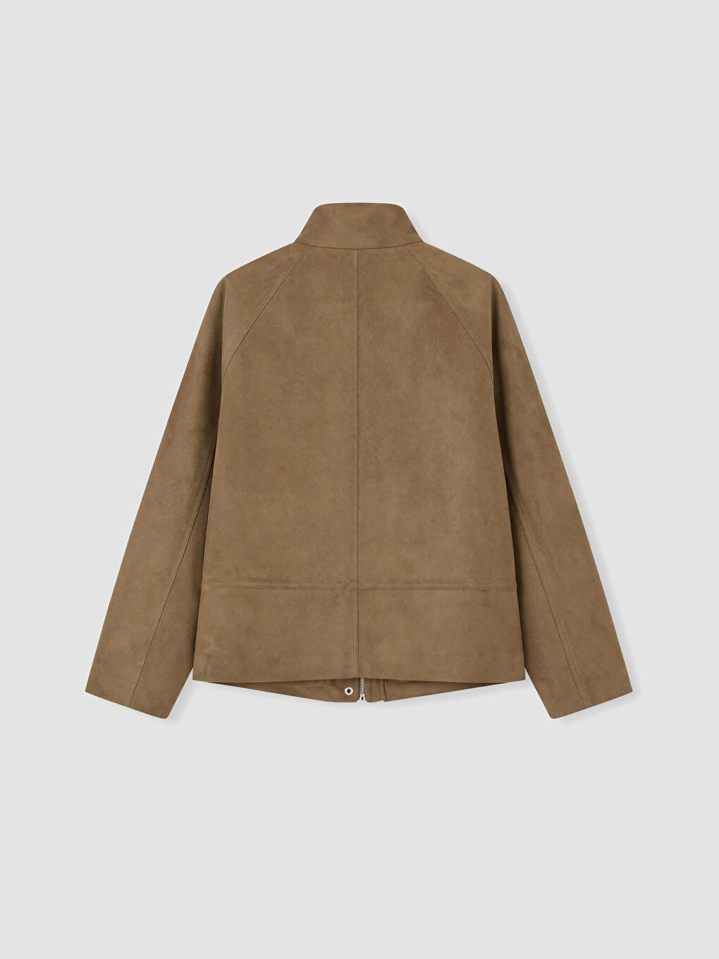 Ruched Faux Suede Women's Jacket-10