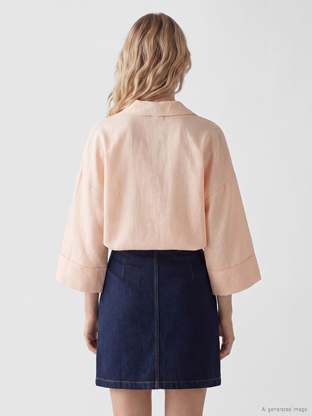 Cămașă Oversize 100% Bumbac Pentru Femei-3