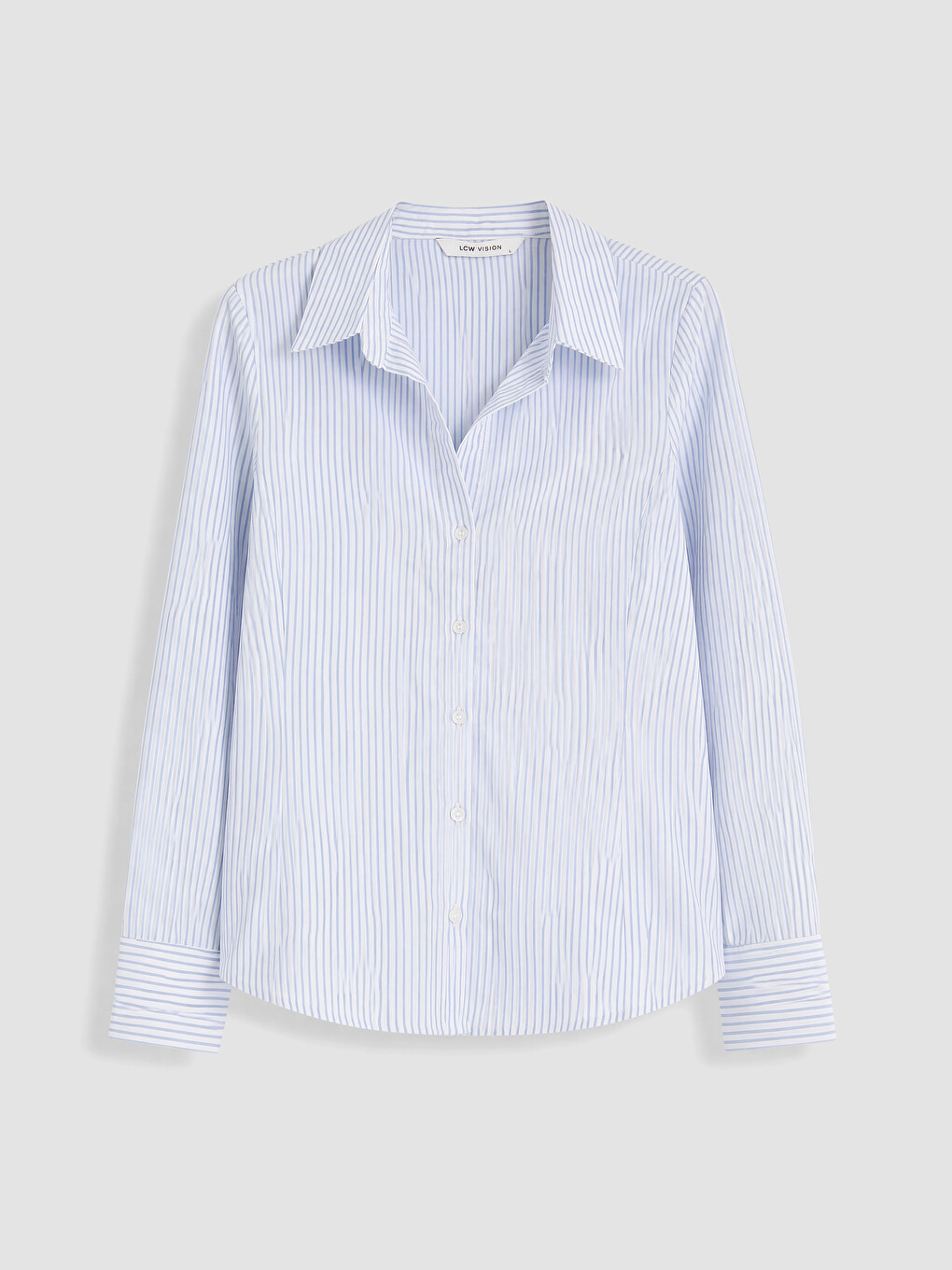 Striped Poplin Women's Shirt