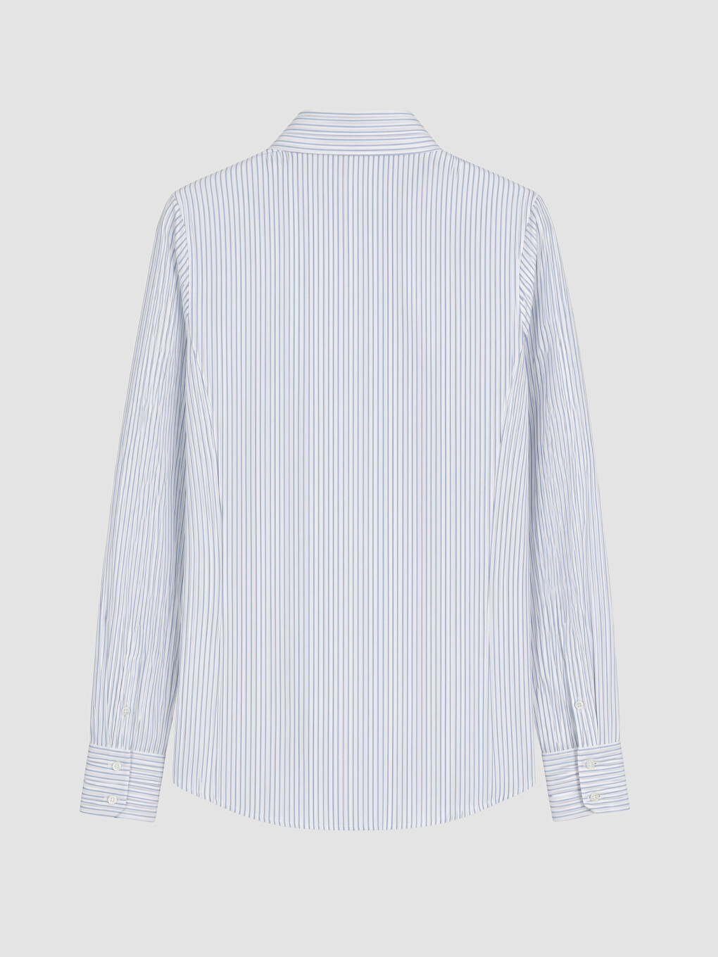 Striped Poplin Women's Shirt-2