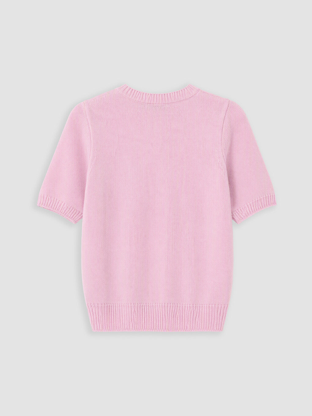 Pembe Bisiklet Yaka Kadın Triko Hırka-6