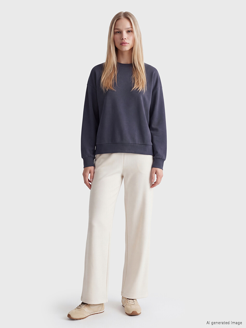 Soft Touch Oversize Women's Sweatshirt-1