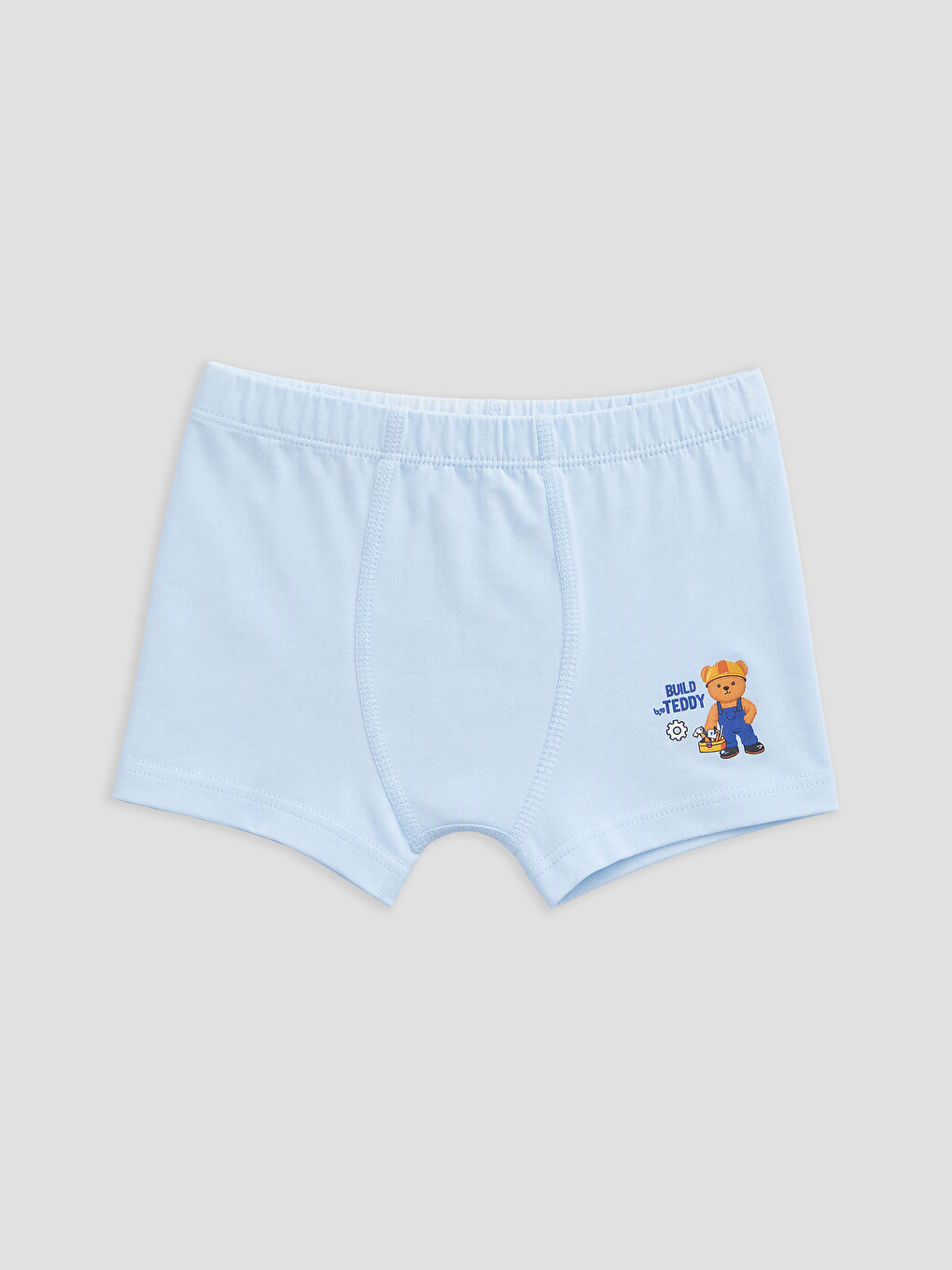 Beyaz 3'lü Baskılı Erkek Çocuk Boxer-1