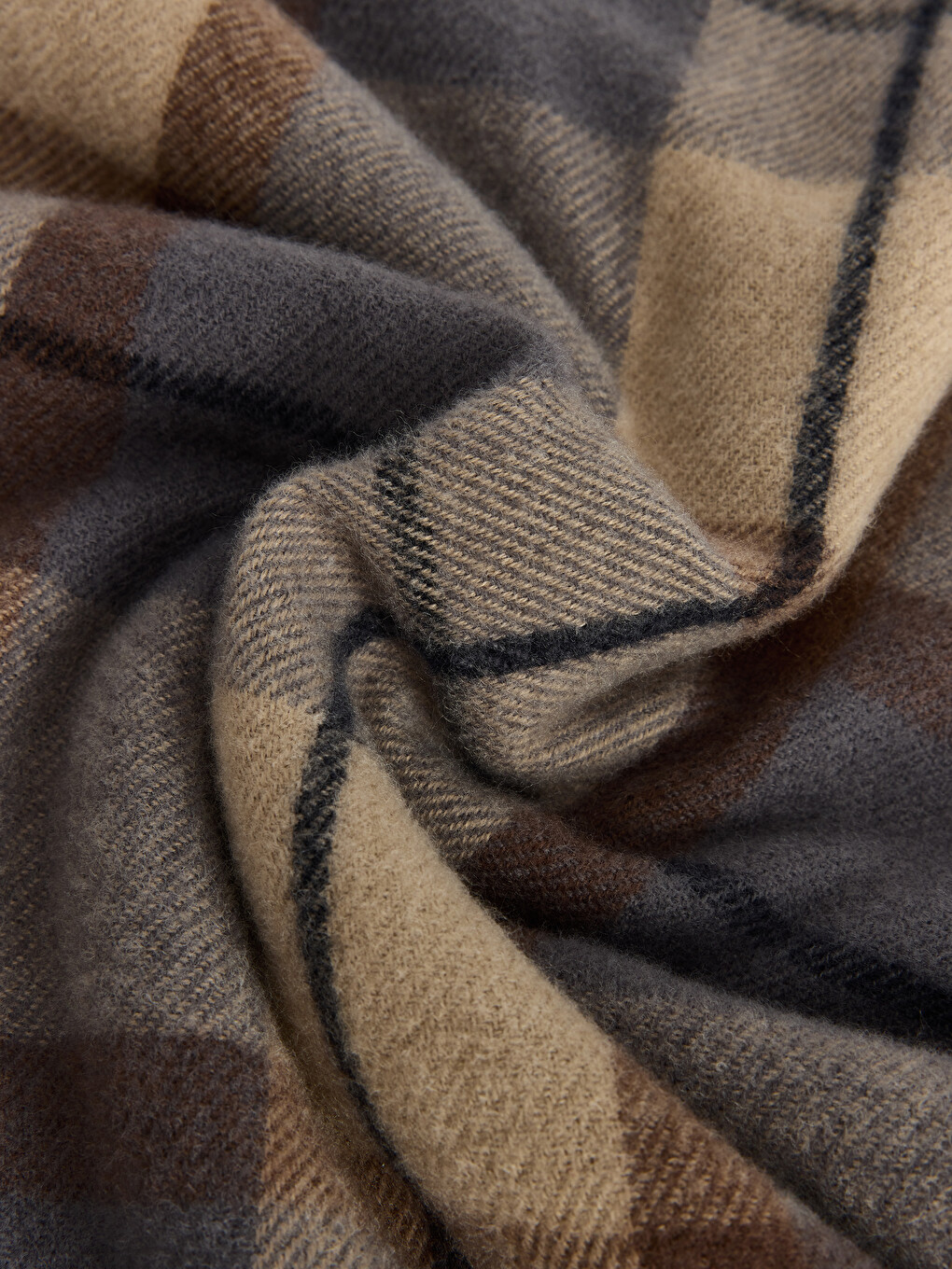 Man Beige Scarf-2
