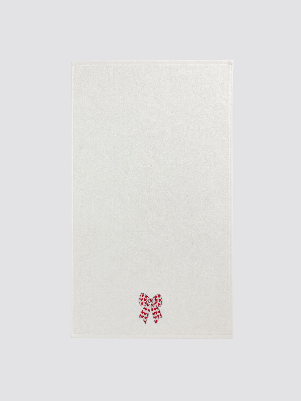Pamučni Ručnik Za Lice S Vezenom Mašnom 50x80 Cm-1