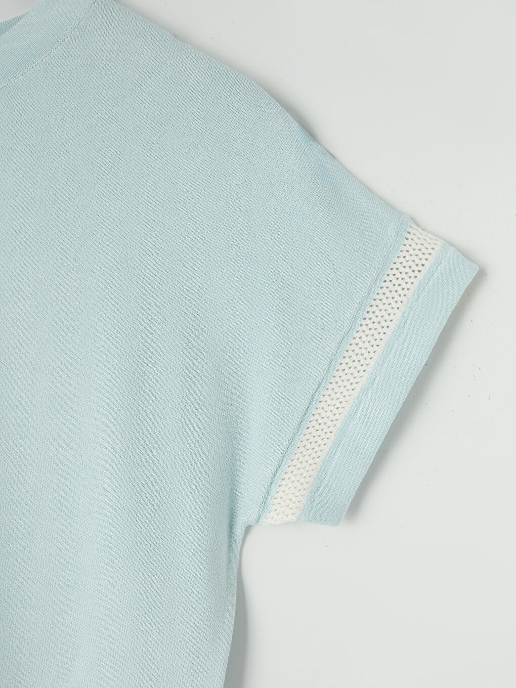 Mavi Bisiklet Yaka Ajurlu Kadın Triko Kazak-2