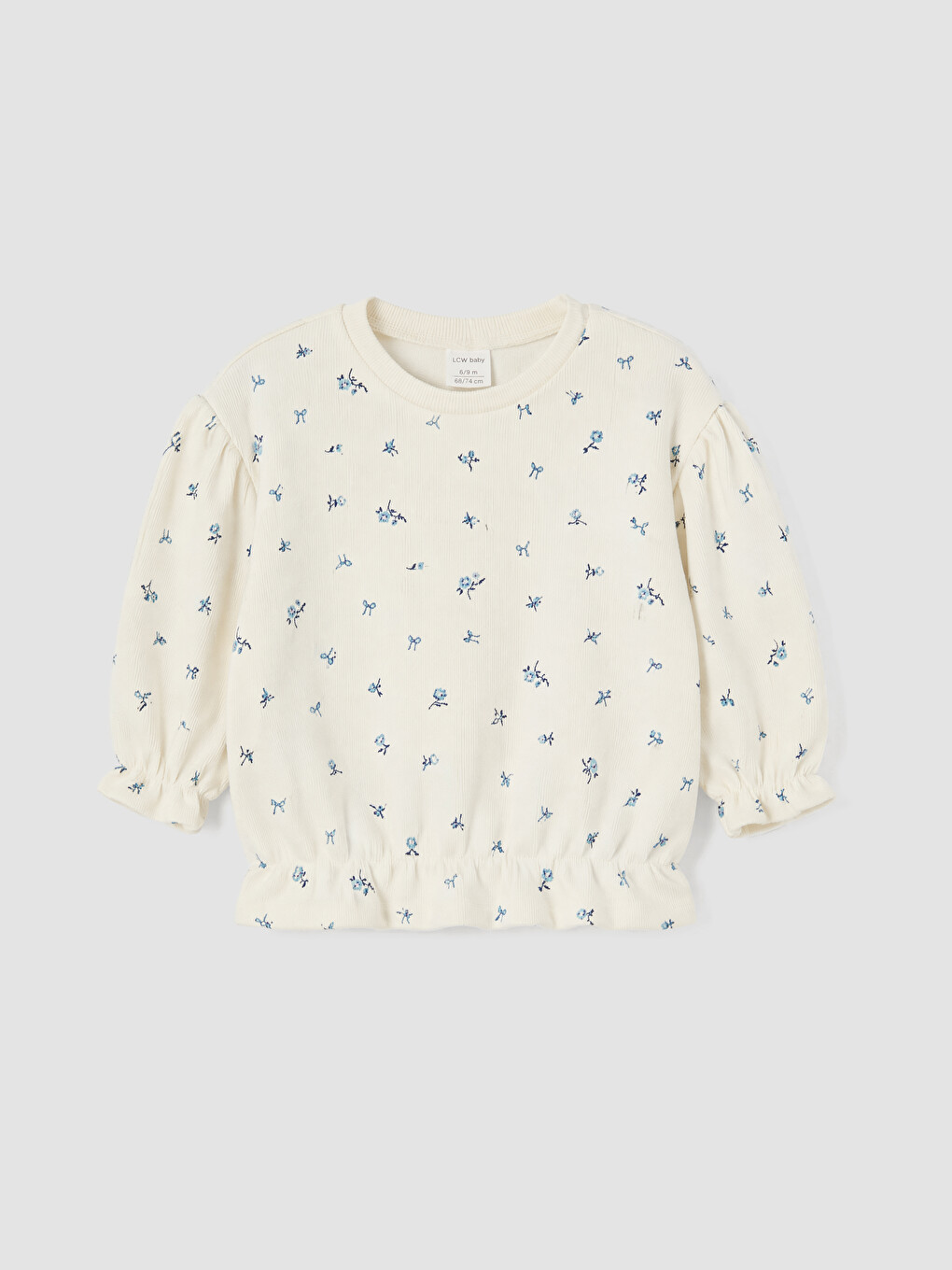 Crew Neck Bow Baby Girls' 2 Pack Sweatshirt-4