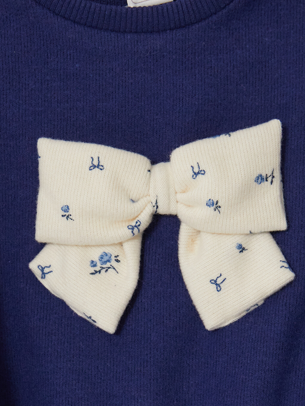 Crew Neck Bow Baby Girls' 2 Pack Sweatshirt-3