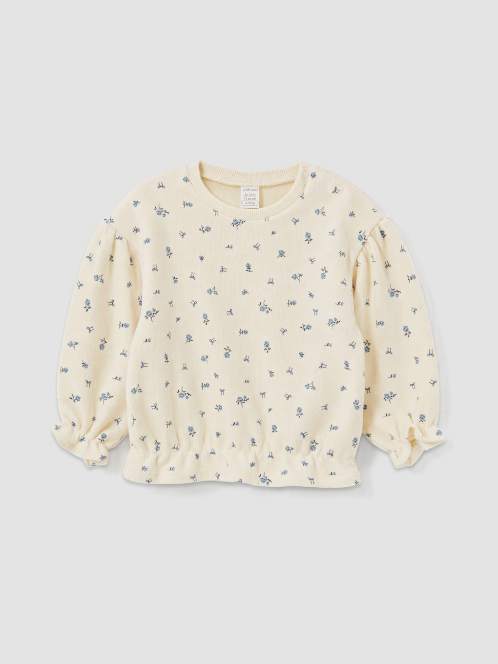Crew Neck Bow Baby Girls' 2 Pack Sweatshirt-4