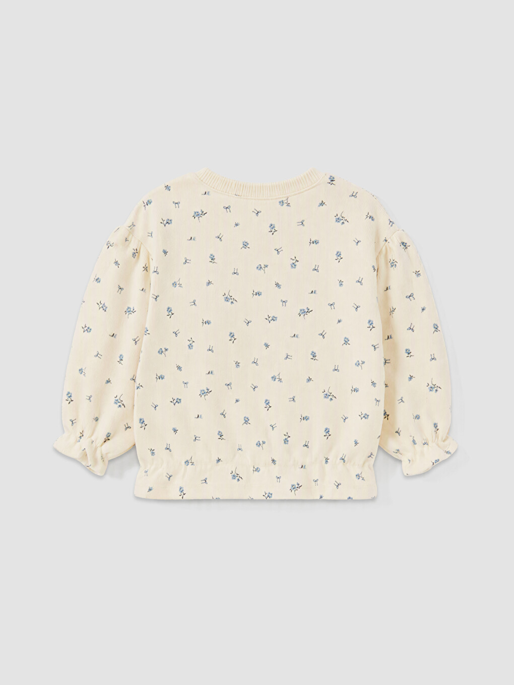 Crew Neck Bow Baby Girls' 2 Pack Sweatshirt-5